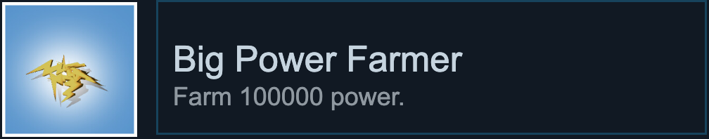 Farm 100000 power.