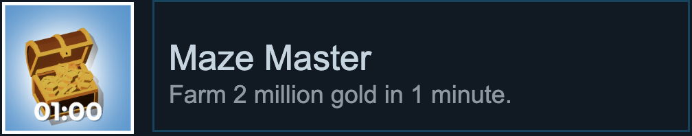 Farm 2 million gold in 1 minute.