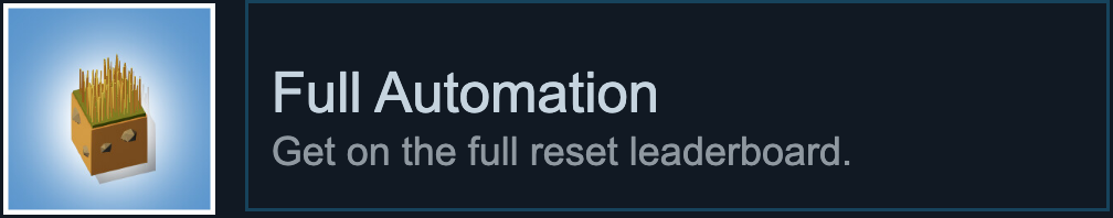 Get on the full reset leaderboard.